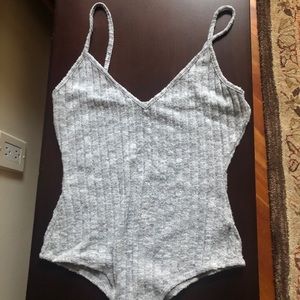 PacSun Grey Bodysuit NWOT